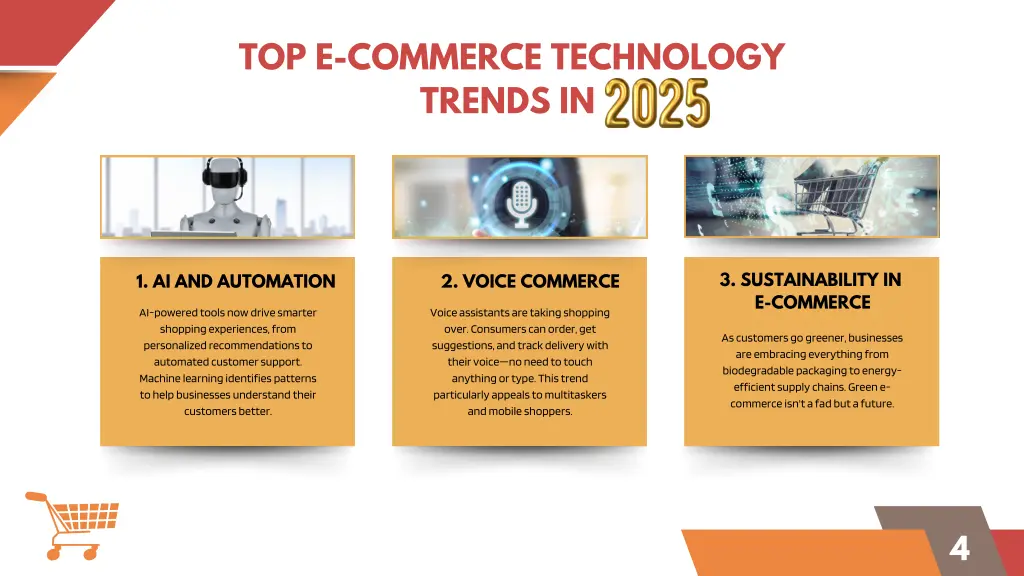 top e commerce technology trends in