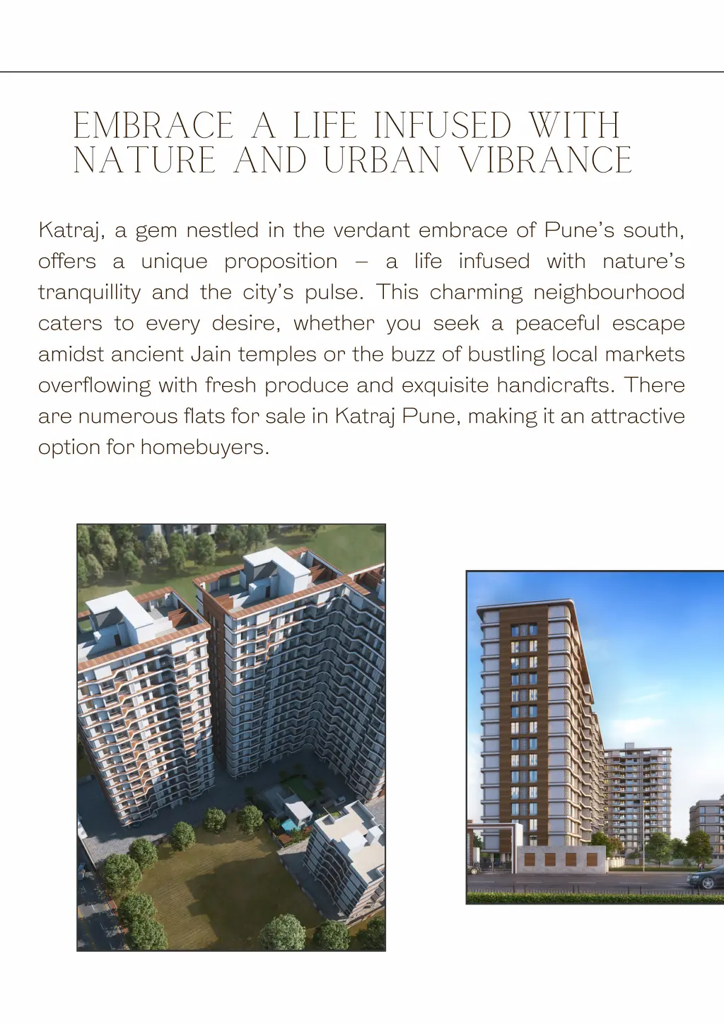 embrace a life infused with nature and urban