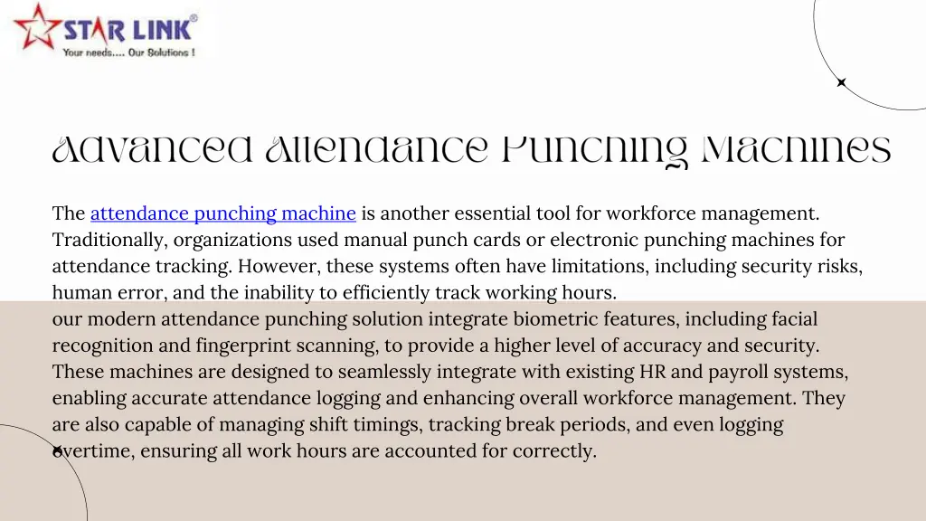 the attendance punching machine is another