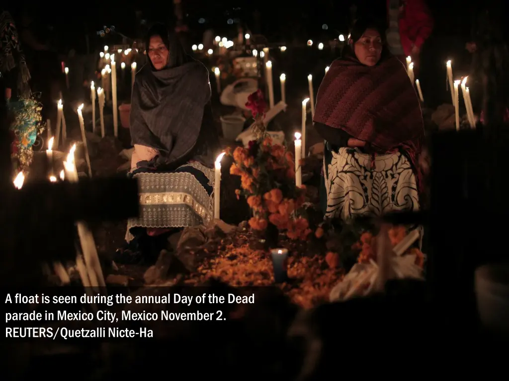 a float is seen during the annual day of the dead