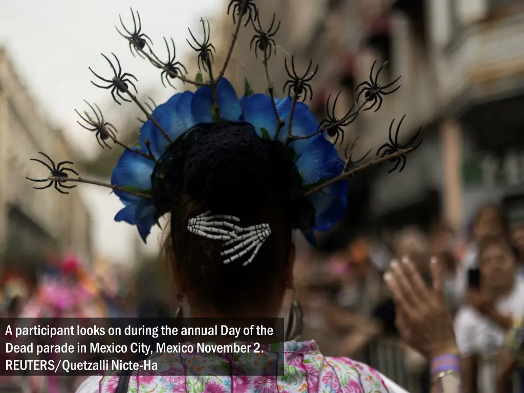 a participant looks on during the annual