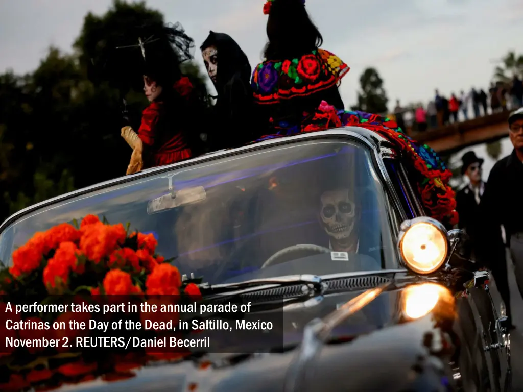 a performer takes part in the annual parade