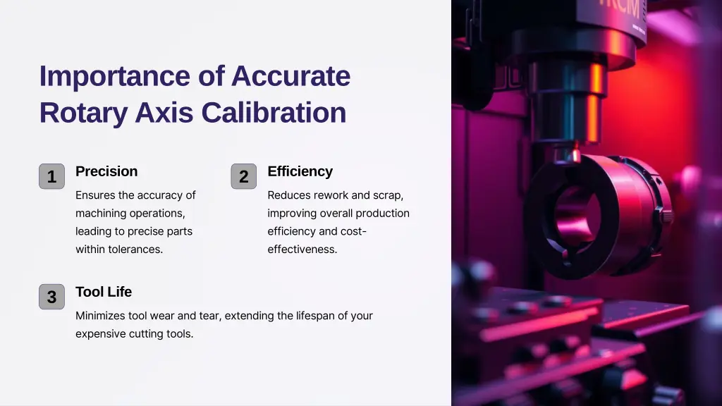 importance of accurate rotary axis calibration