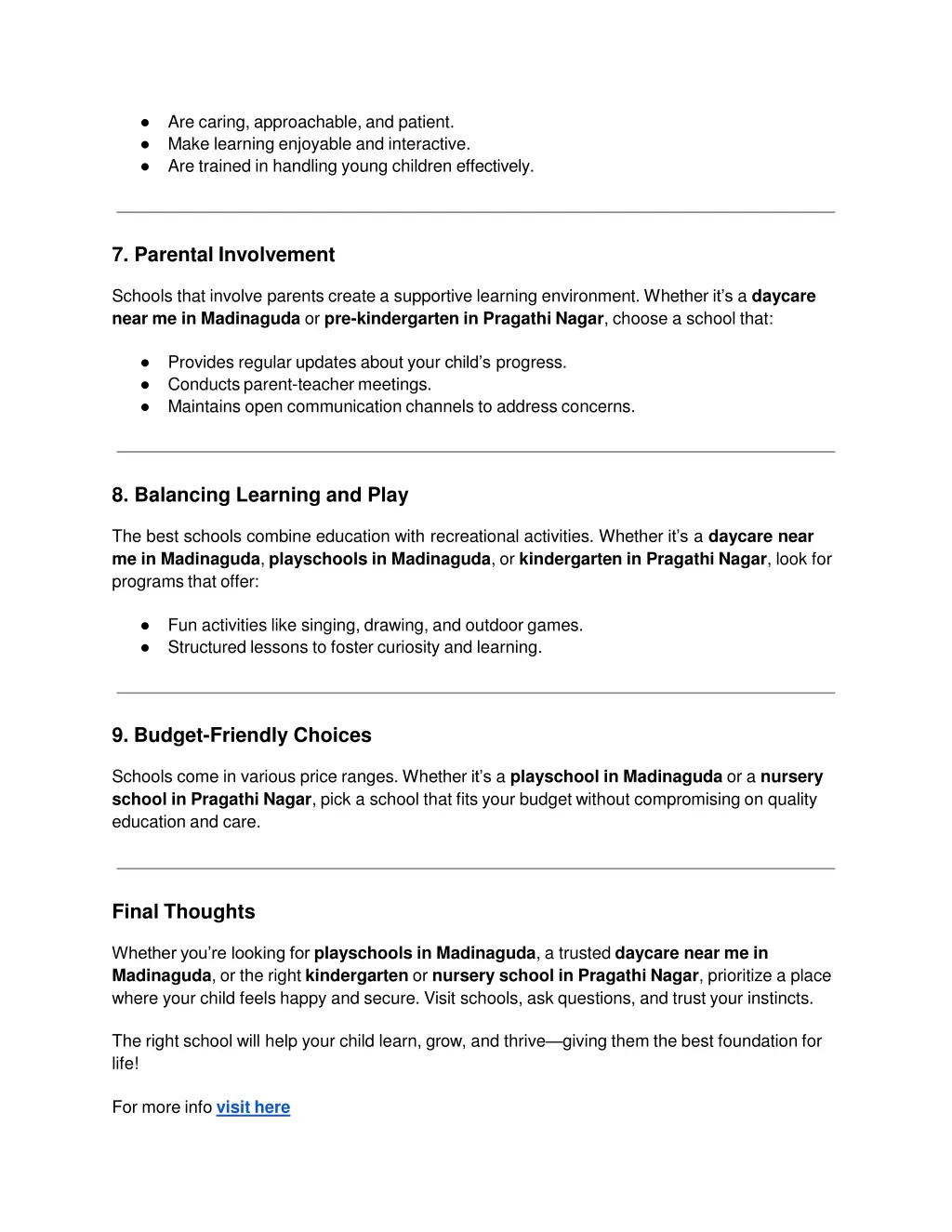 are caring approachable and patient make learning