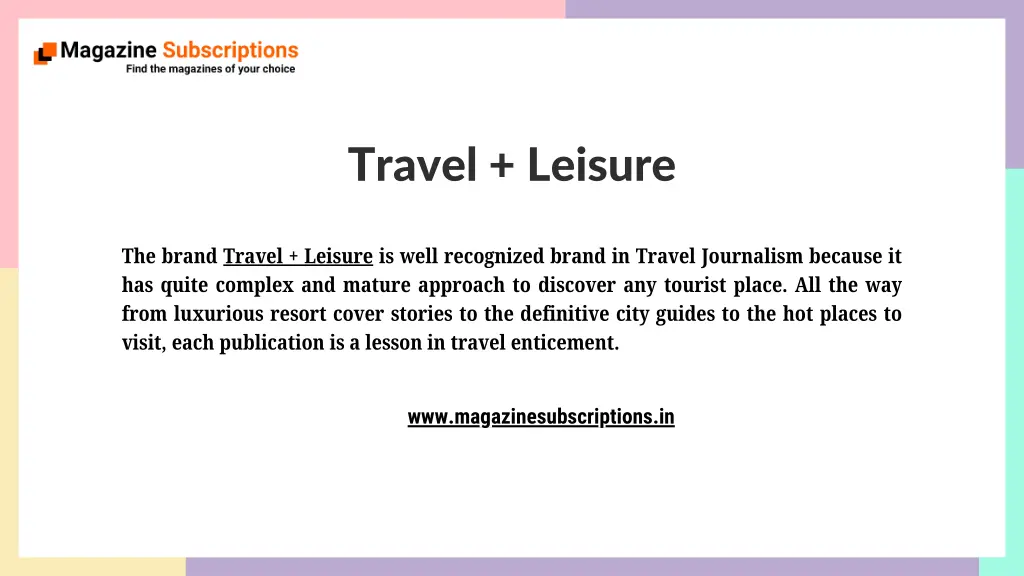 travel leisure