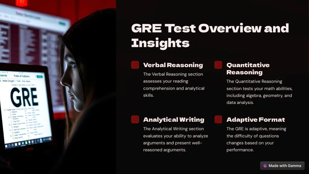 gre test overview and insights