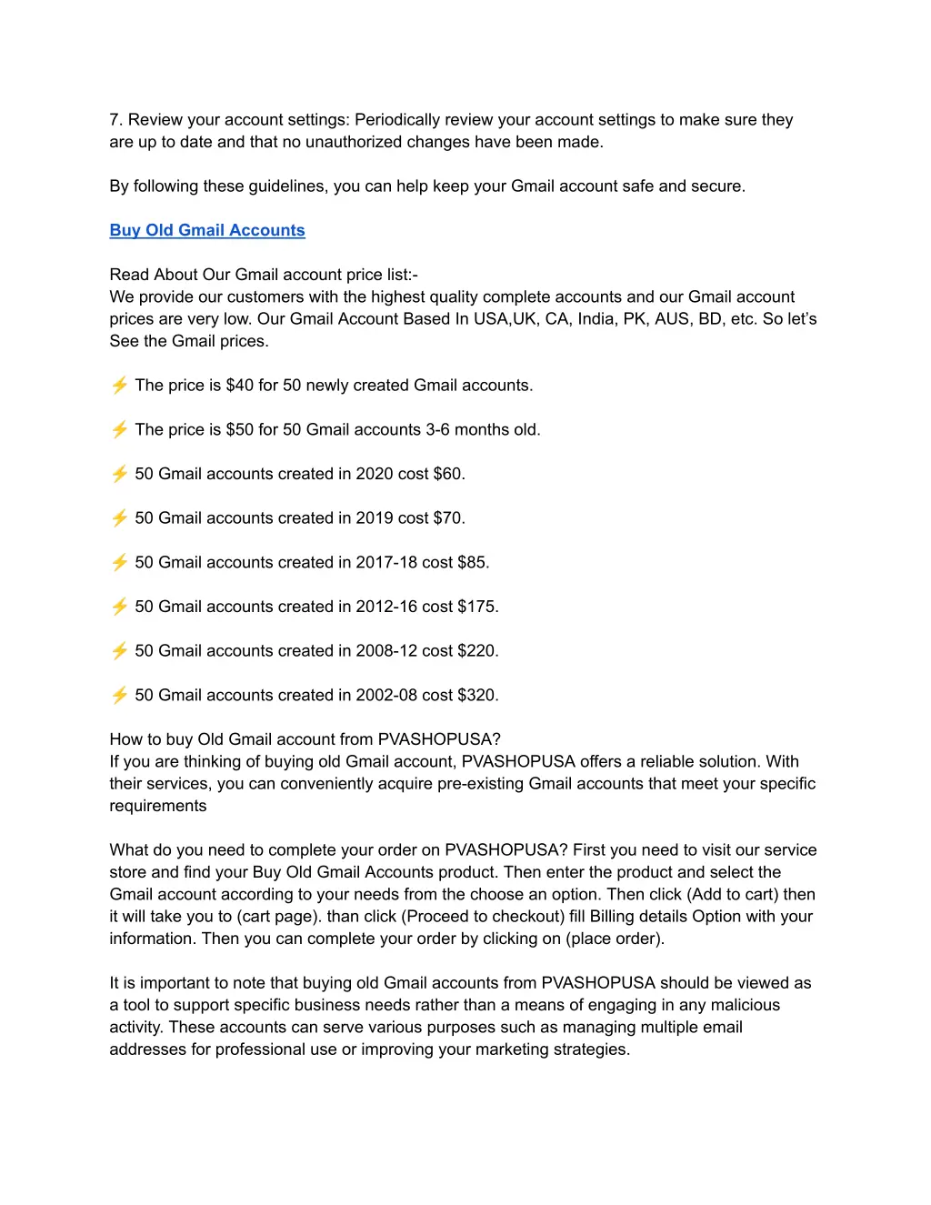 7 review your account settings periodically
