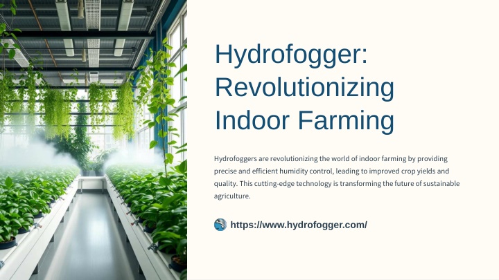 hydrofogger revolutionizing indoor farming