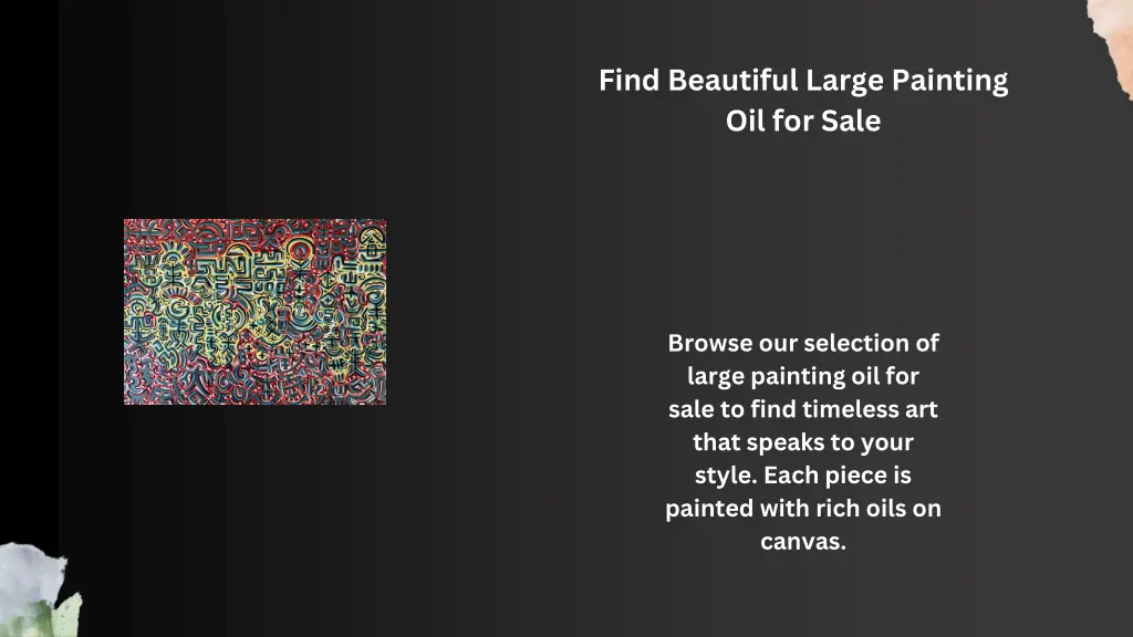 find beautiful large painting oil for sale