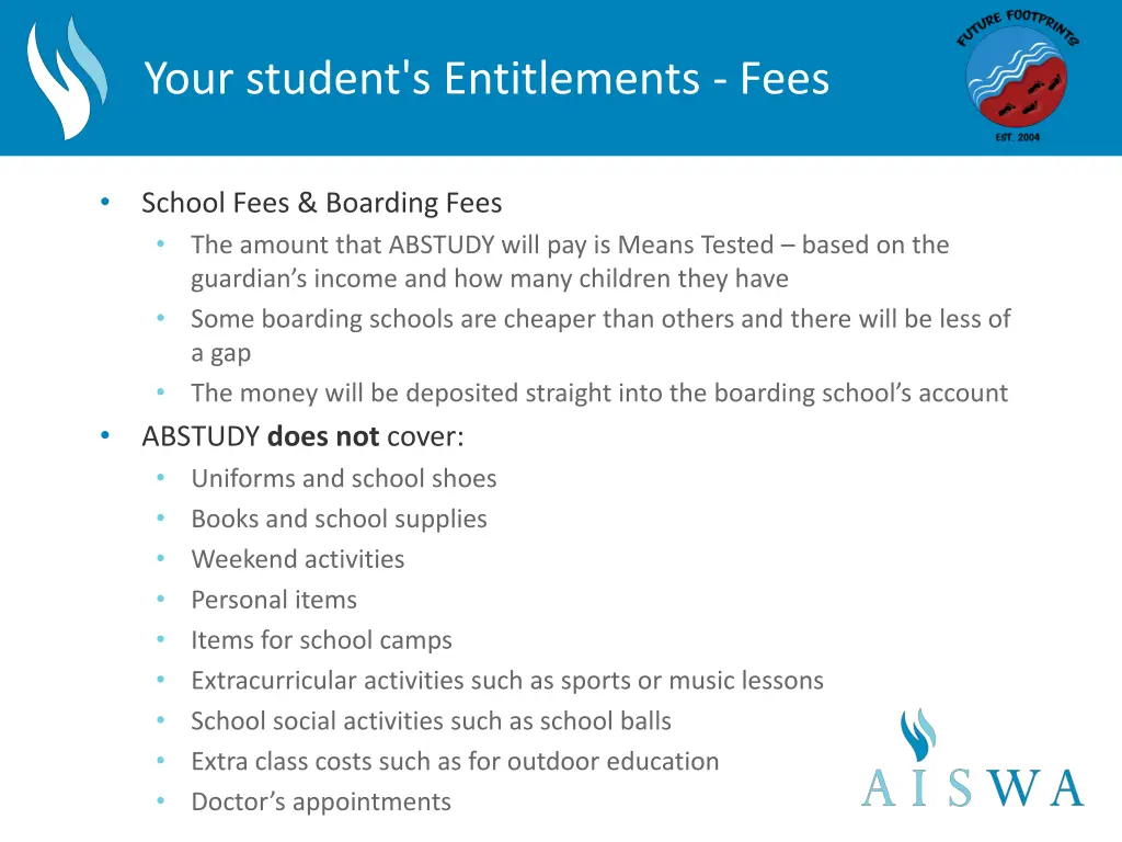 your student s entitlements fees