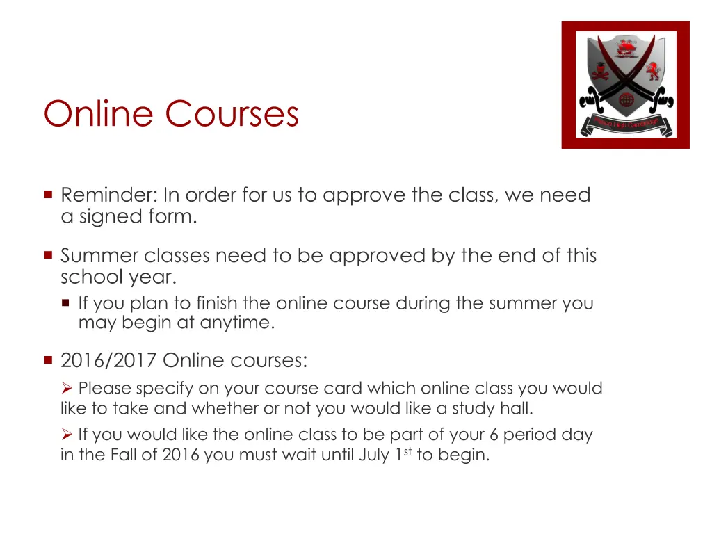 online courses