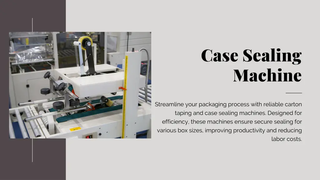 case sealing machine