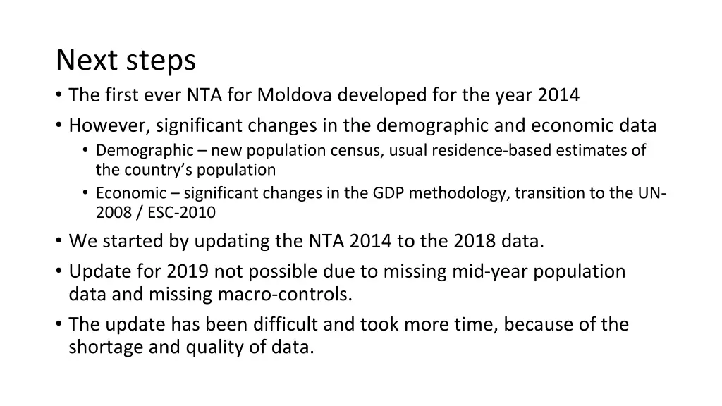 next steps the first ever nta for moldova