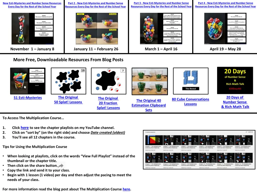 part 3 new esti mysteries and number sense 1