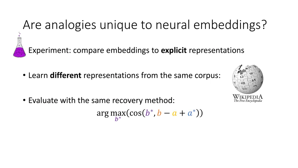 are analogies unique to neural embeddings 4