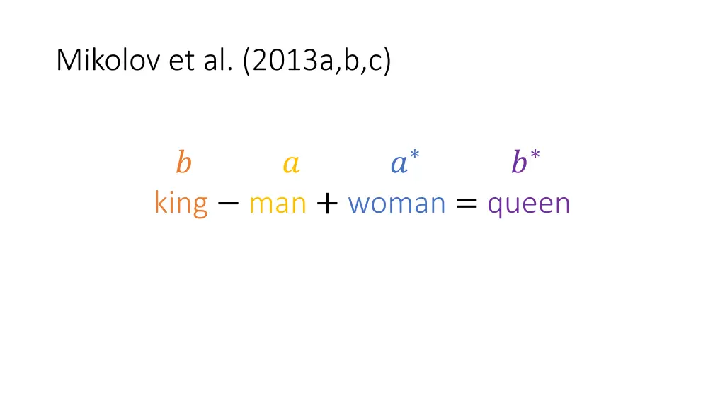 mikolov et al 2013a b c 6