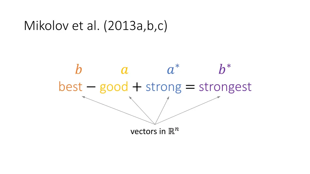 mikolov et al 2013a b c 9