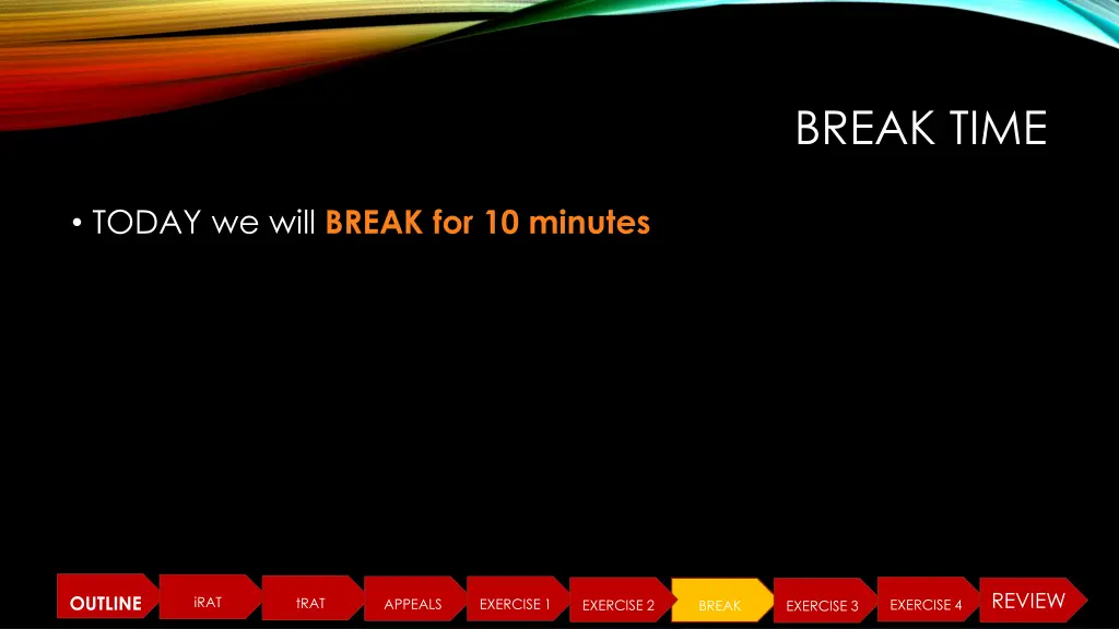 break time