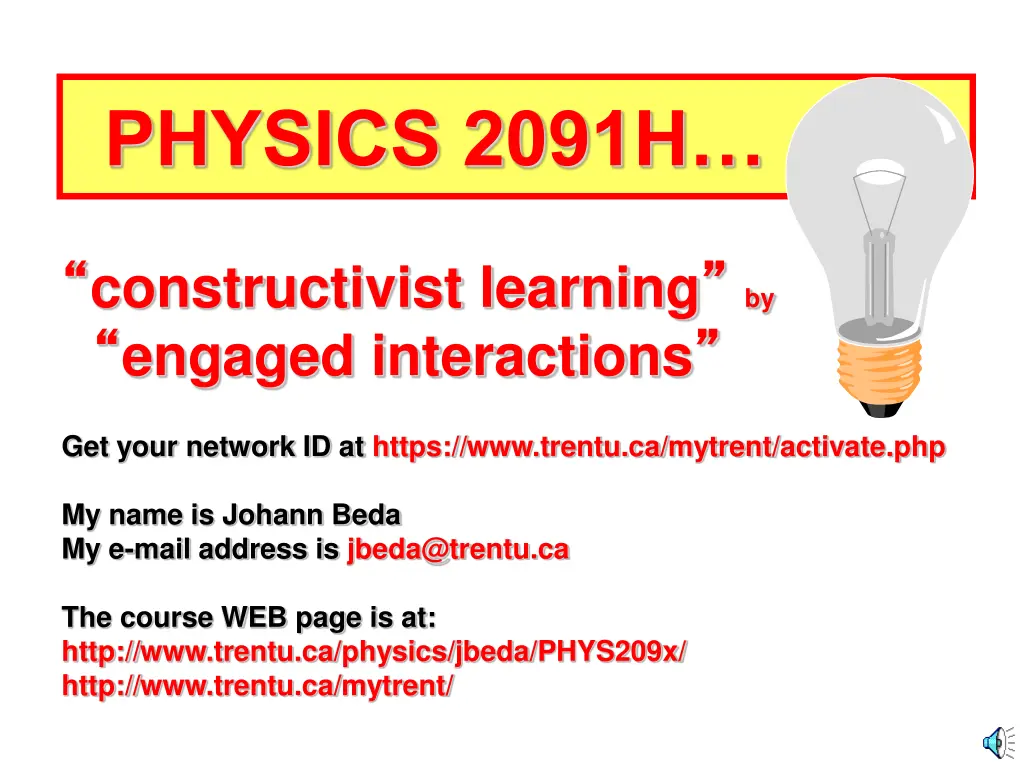 physics 2091h 1