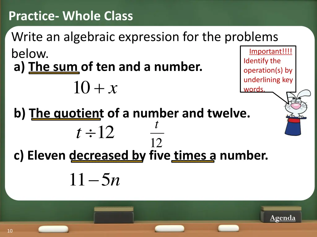 practice whole class