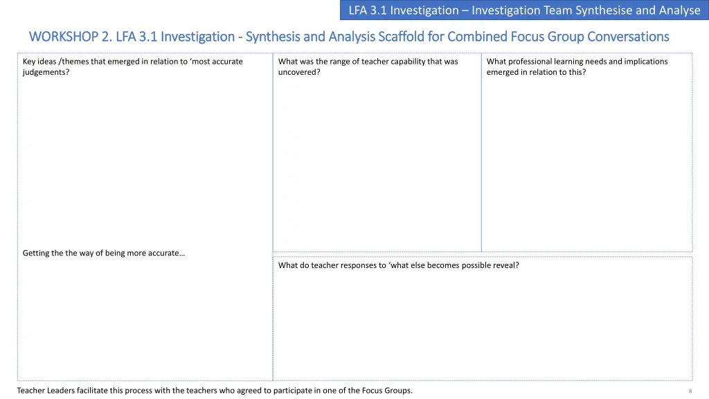 lfa 3 1 investigation investigation team