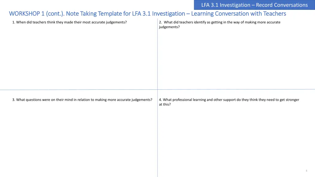 lfa 3 1 investigation record conversations