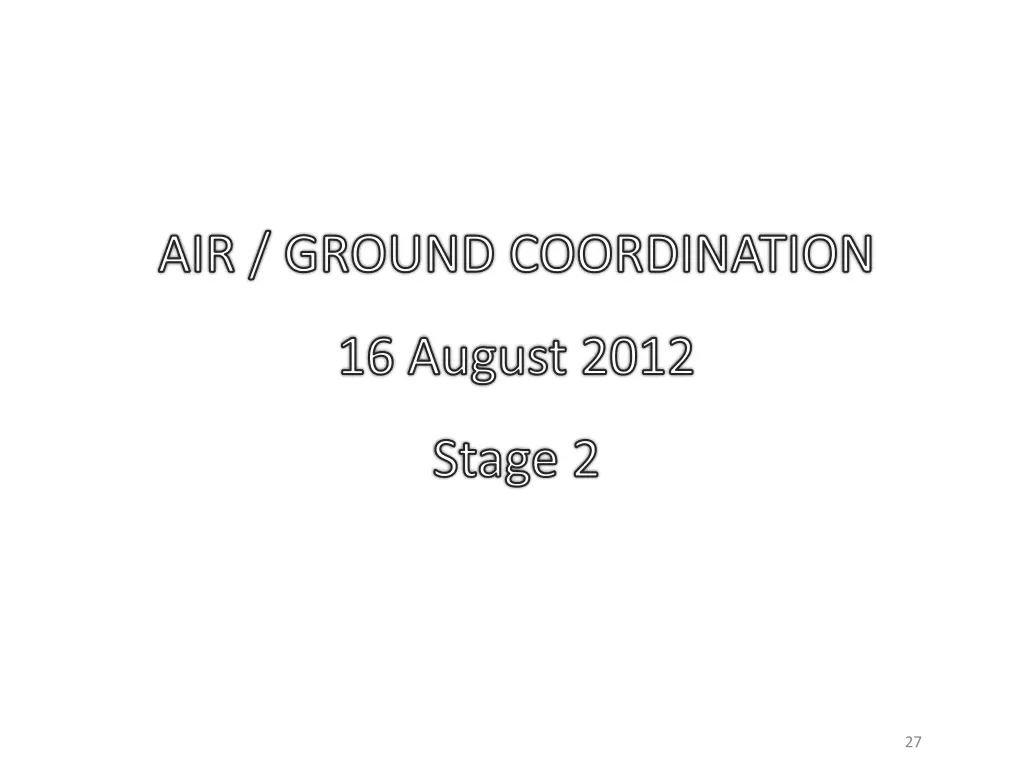 air ground coordination 1