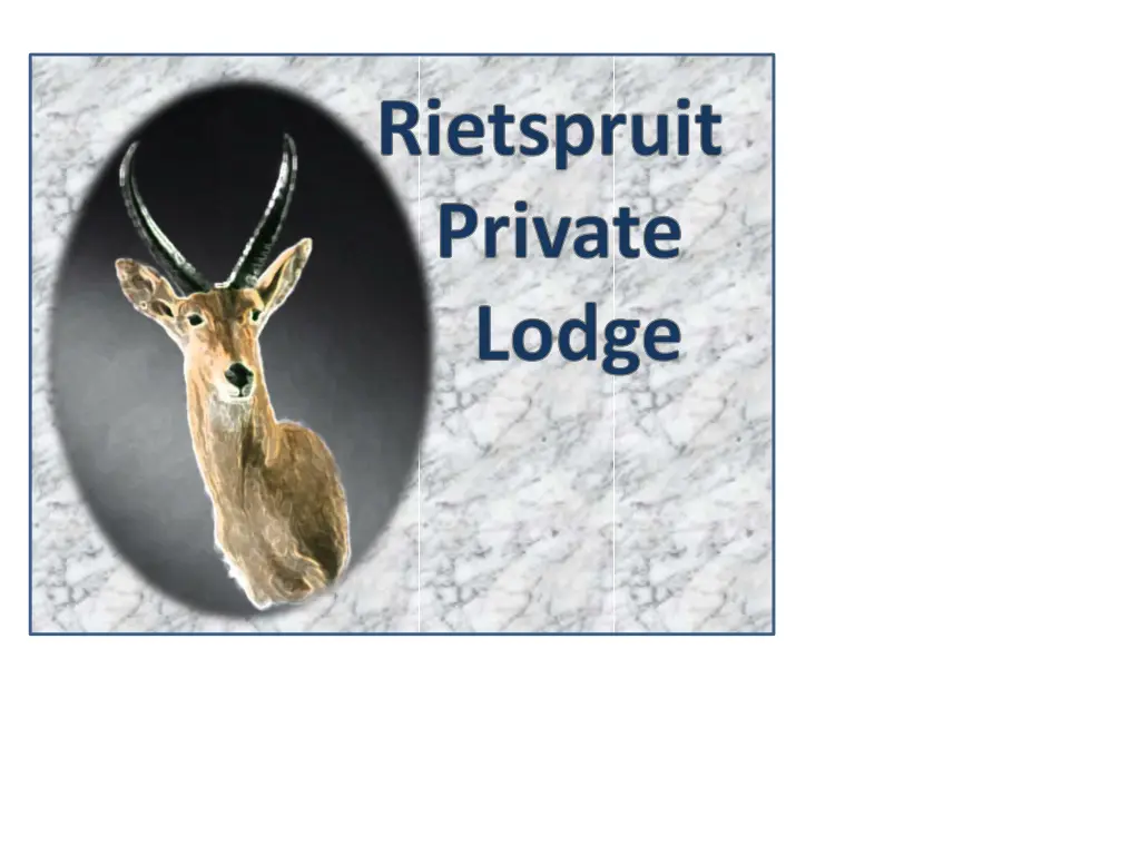 rietspruit private lodge