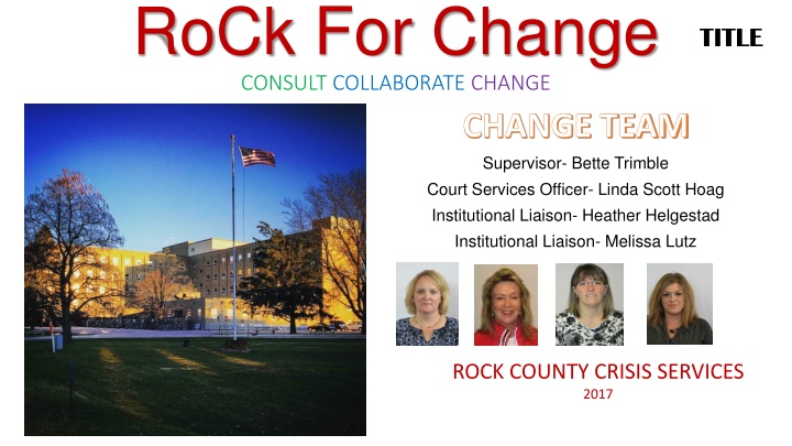 rock for change consult collaborate change