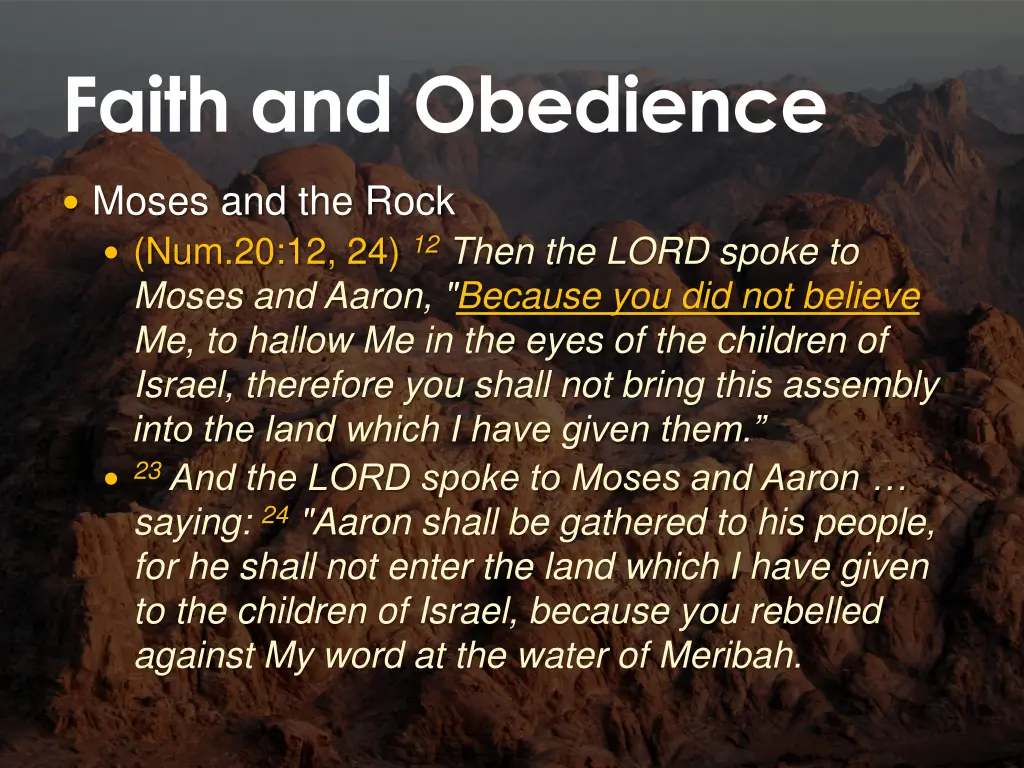 faith and obedience 1