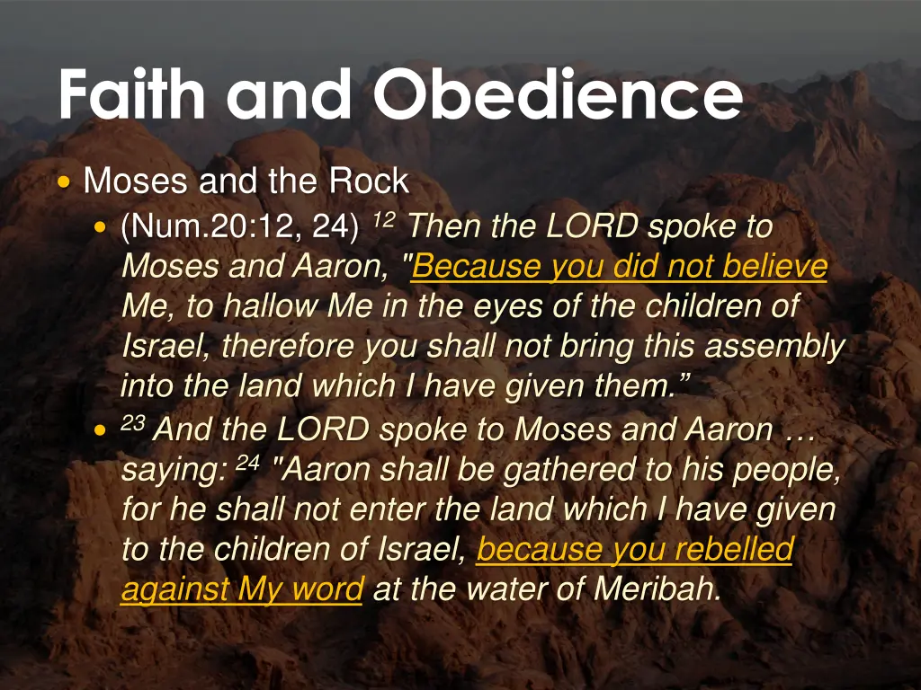 faith and obedience 2