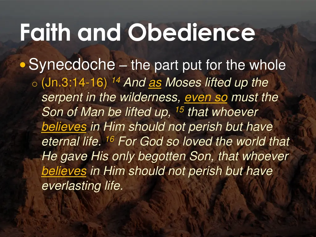 faith and obedience 6