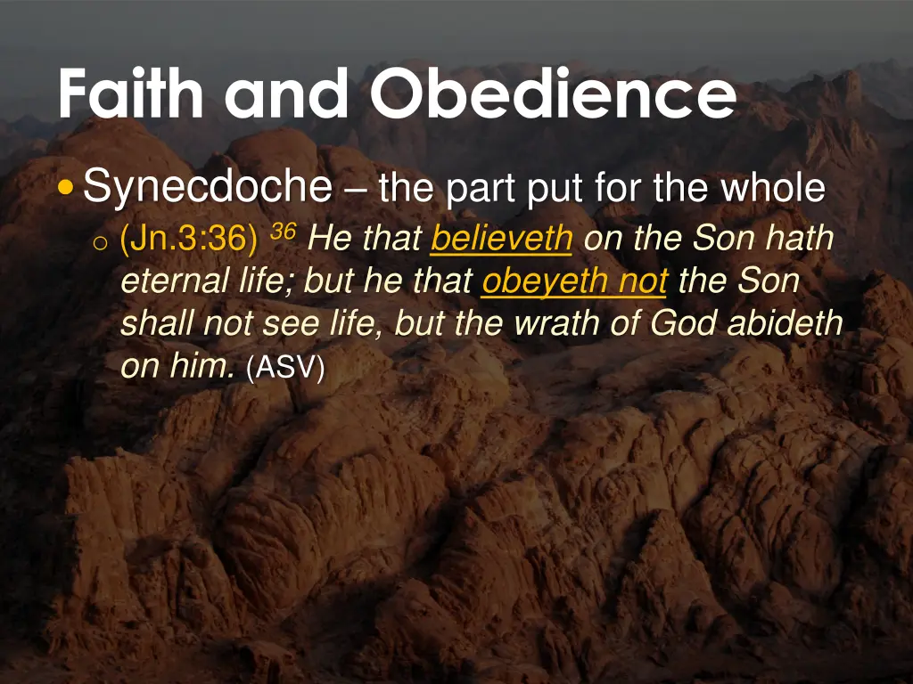 faith and obedience 7