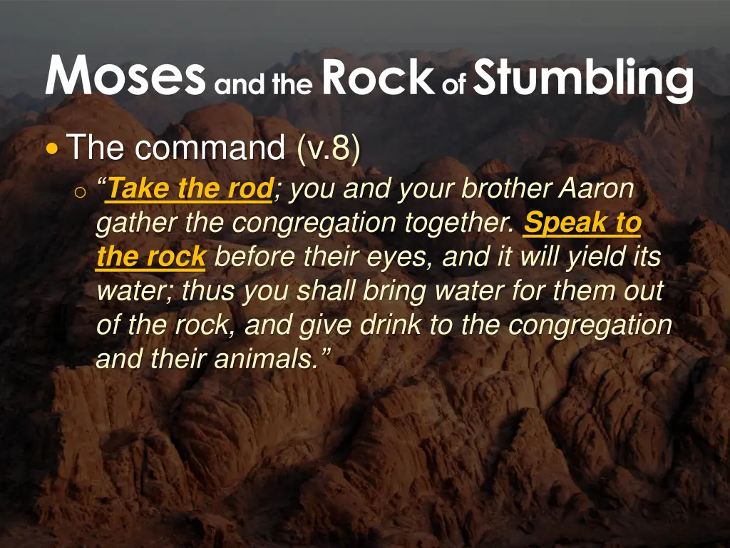 moses and the rock of stumbling 2