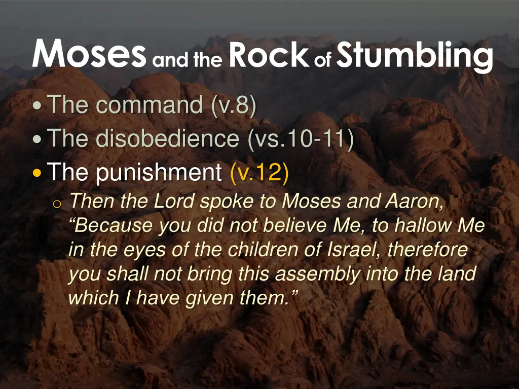 moses and the rock of stumbling 5