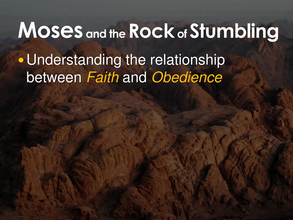 moses and the rock of stumbling 8