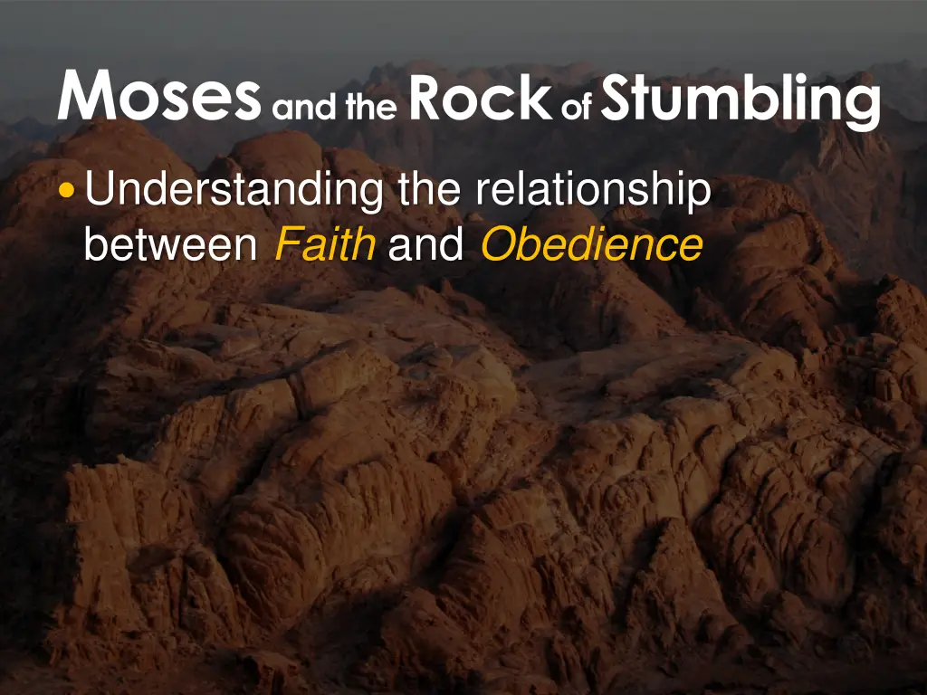 moses and the rock of stumbling 9