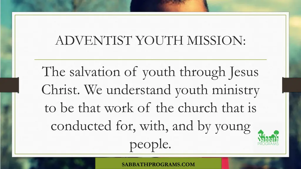 adventist youth mission