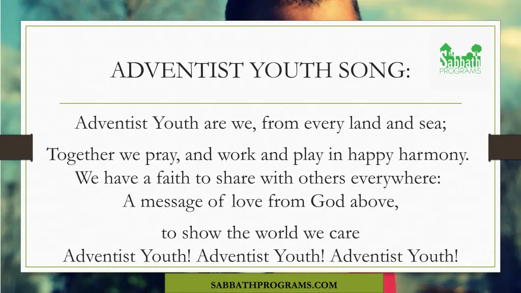 adventist youth song