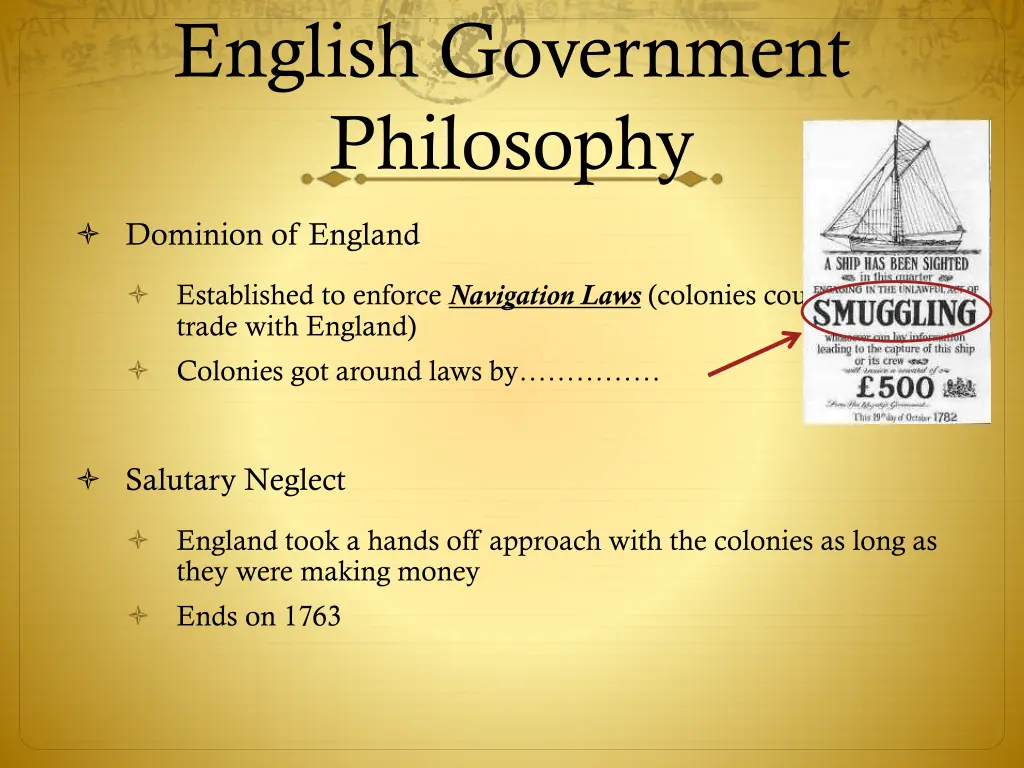 english government philosophy