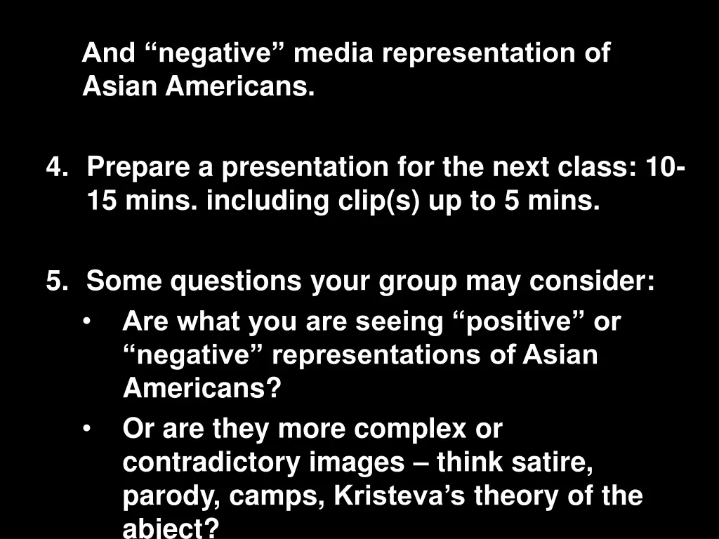 and negative media representation of asian