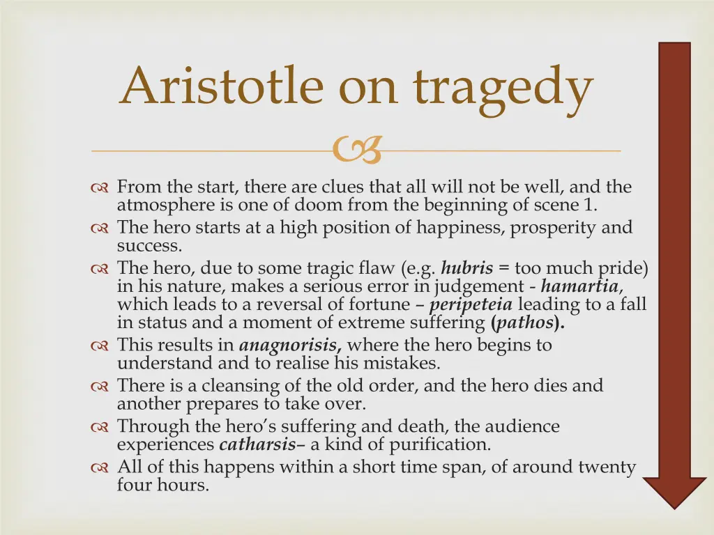 aristotle on tragedy