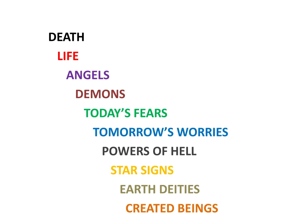 death life angels demons today s fears tomorrow