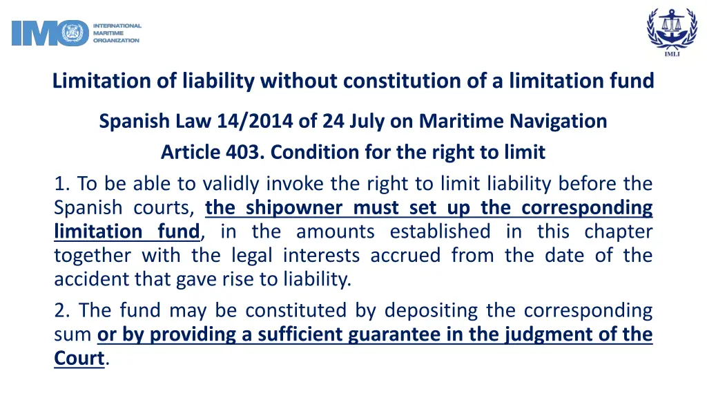 limitation of liability without constitution 1