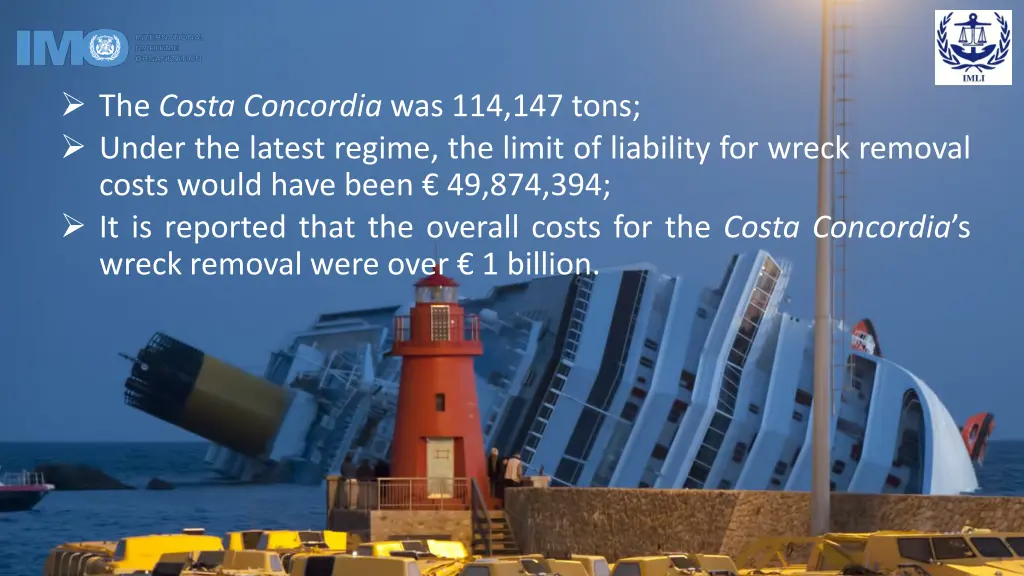 the costa concordia was 114 147 tons under