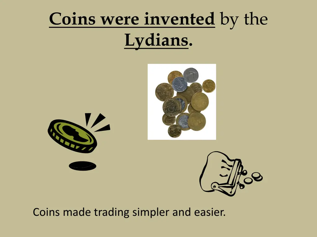 coins were invented by the lydians