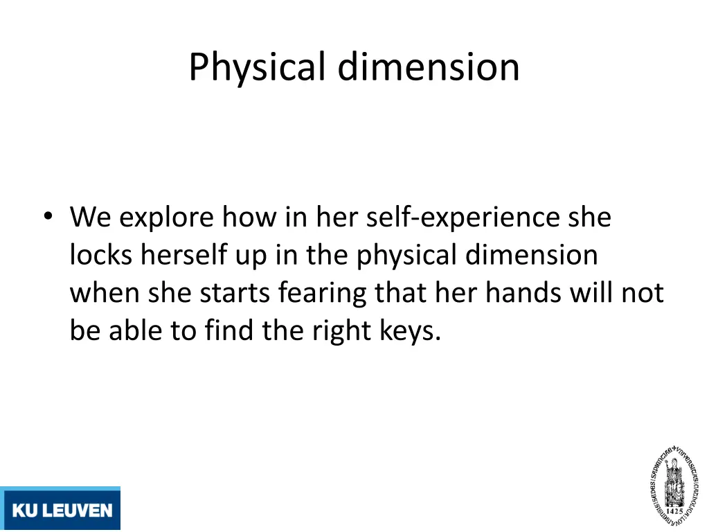 physical dimension 1