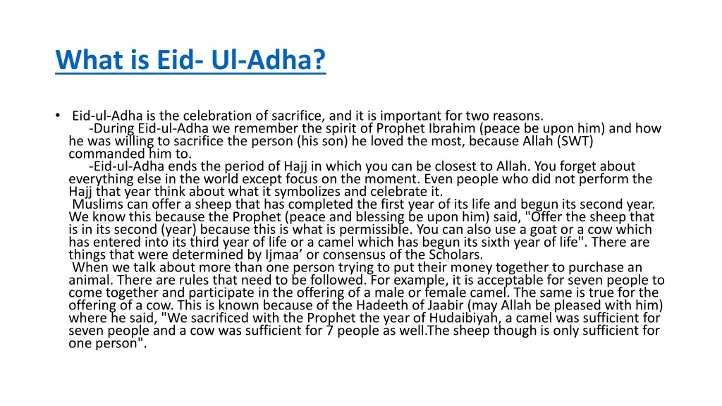 what is eid ul adha