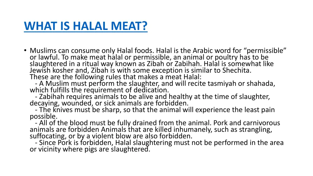 what is halal meat