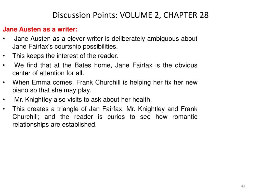 discussion points volume 2 chapter 28